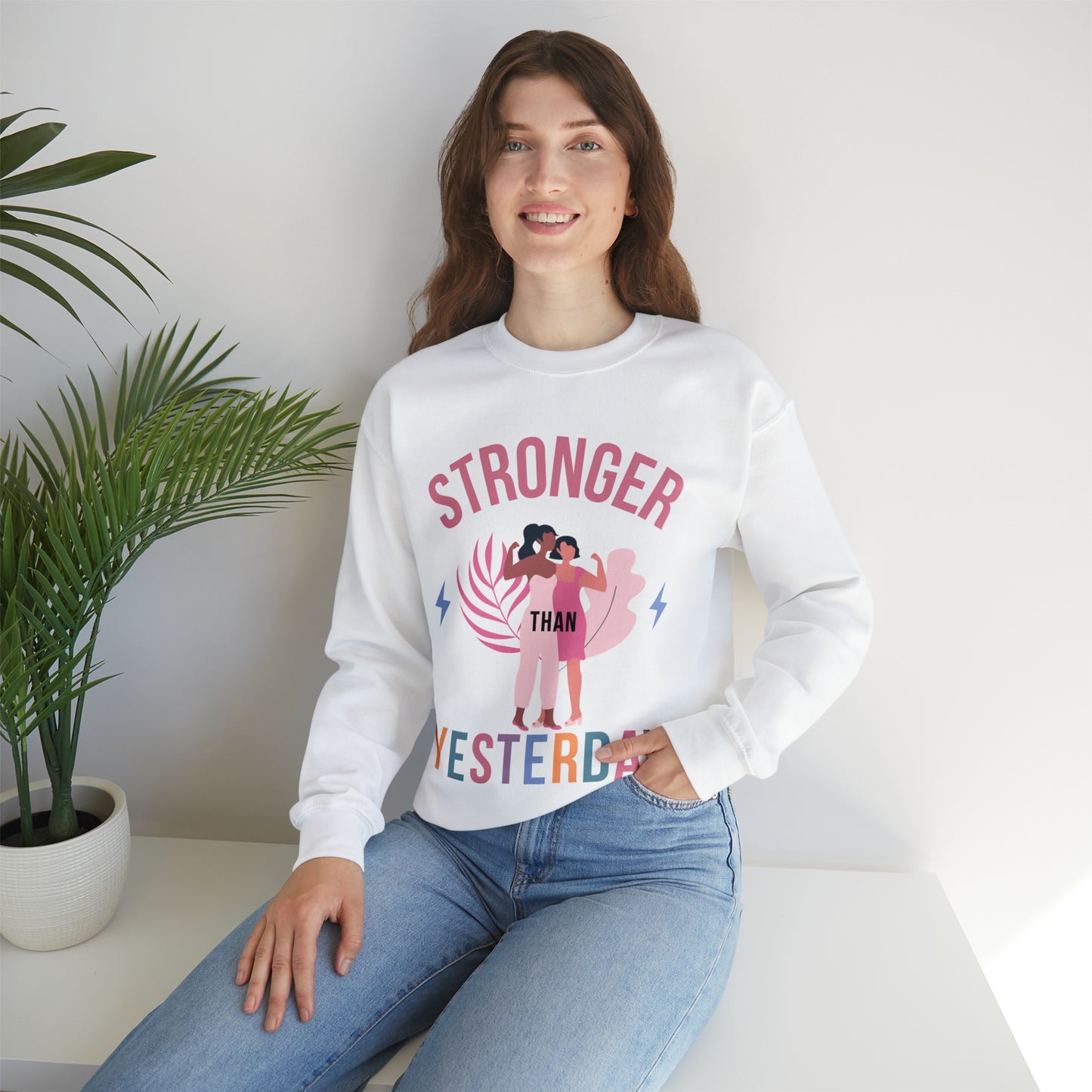 🦋 Stronger than Yesterday 🦋 Sweatshirts