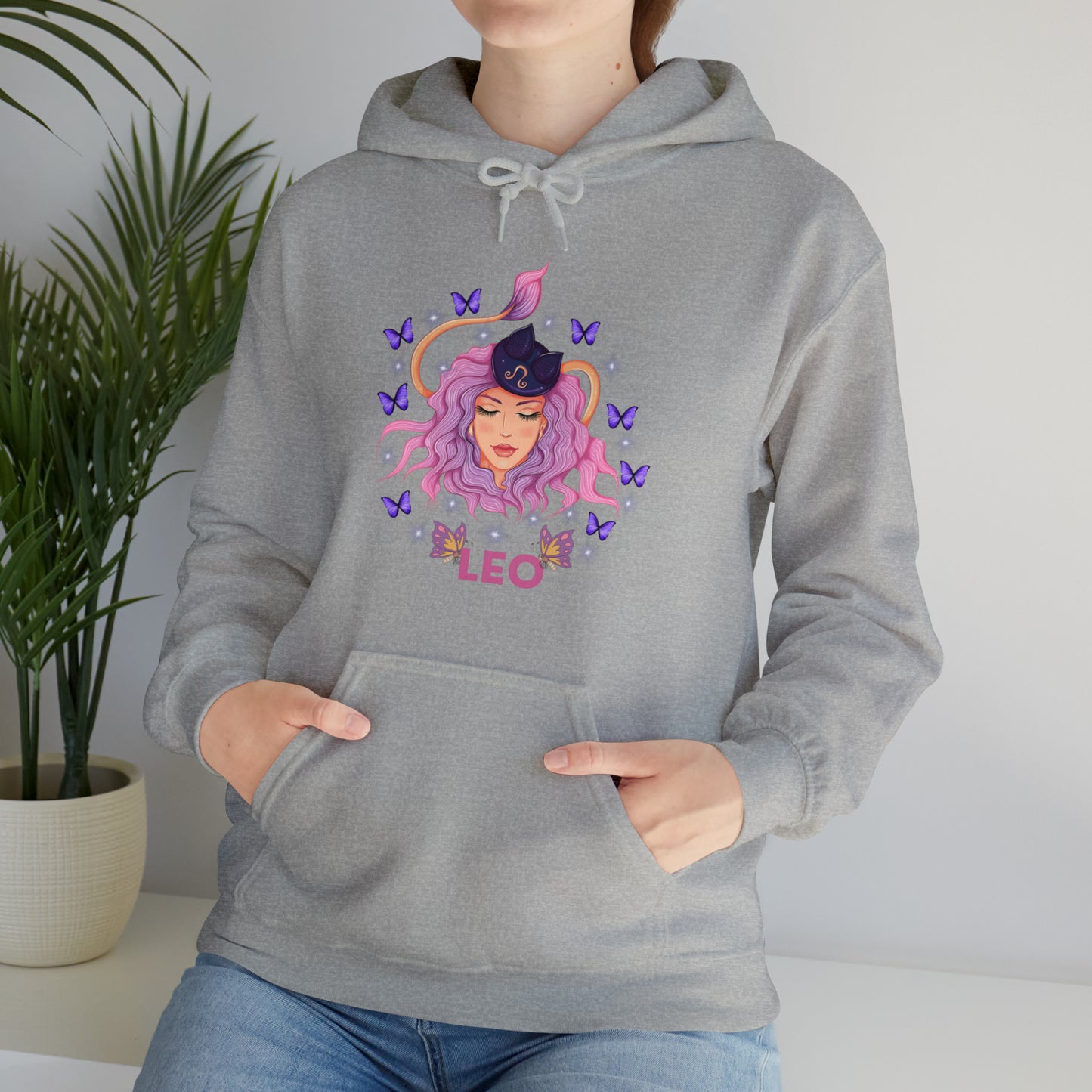 🦋 Leo 🦋 Zodiac Signs- Hoodies