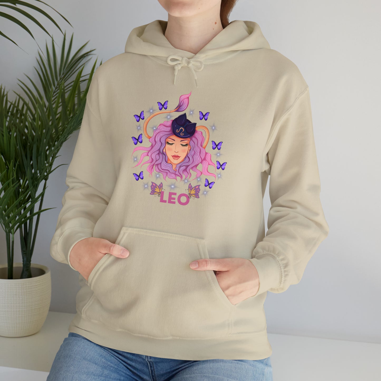 🦋 Leo 🦋 Zodiac Signs- Hoodies