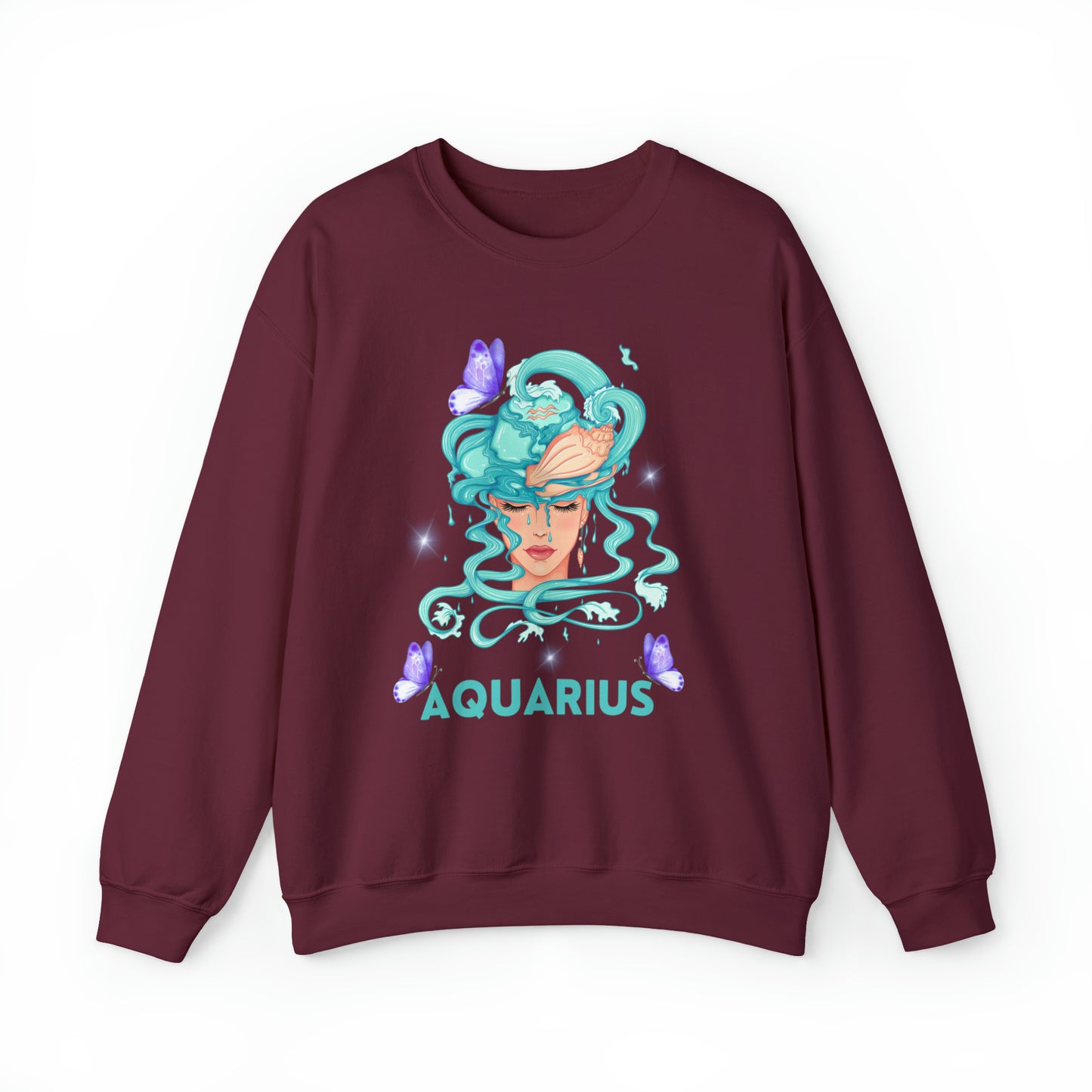 🦋 Aquarius 🦋 Zodiac Signs- Sweatshirts