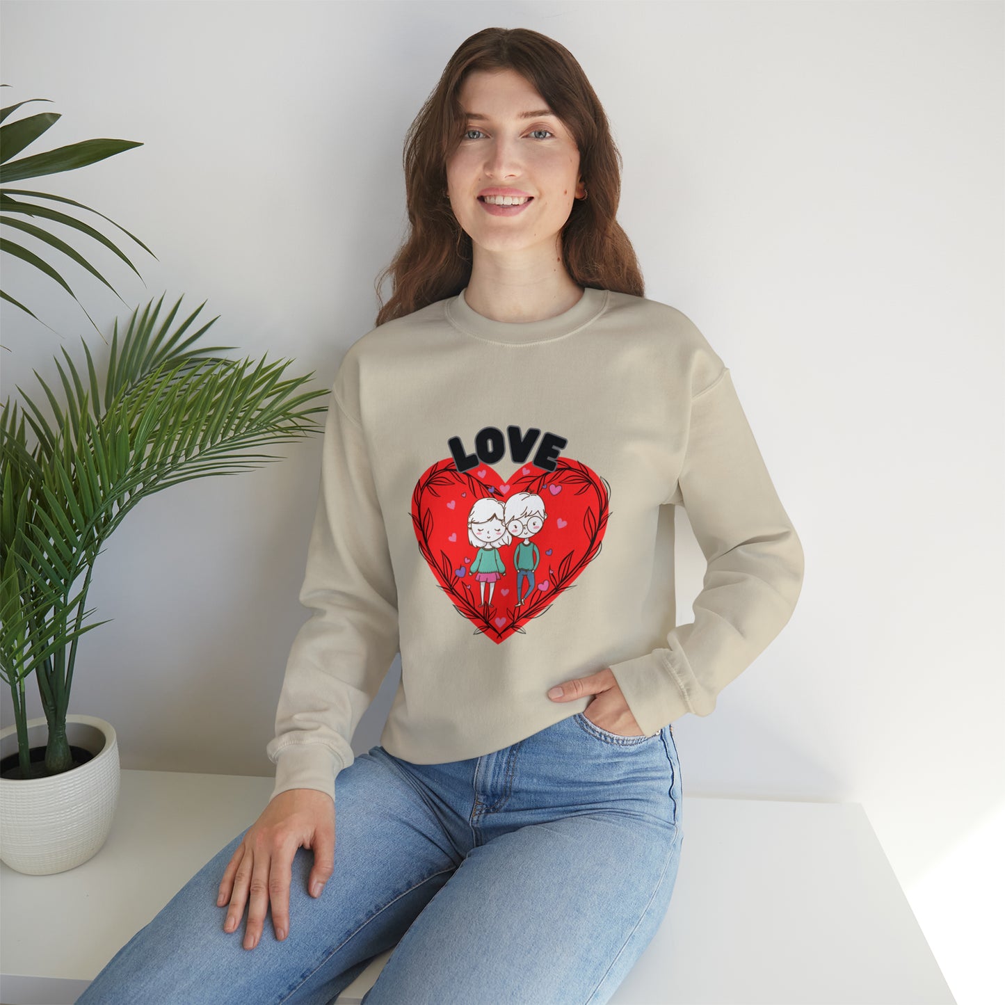 🦋 Love Heart 🦋 Sweatshirts