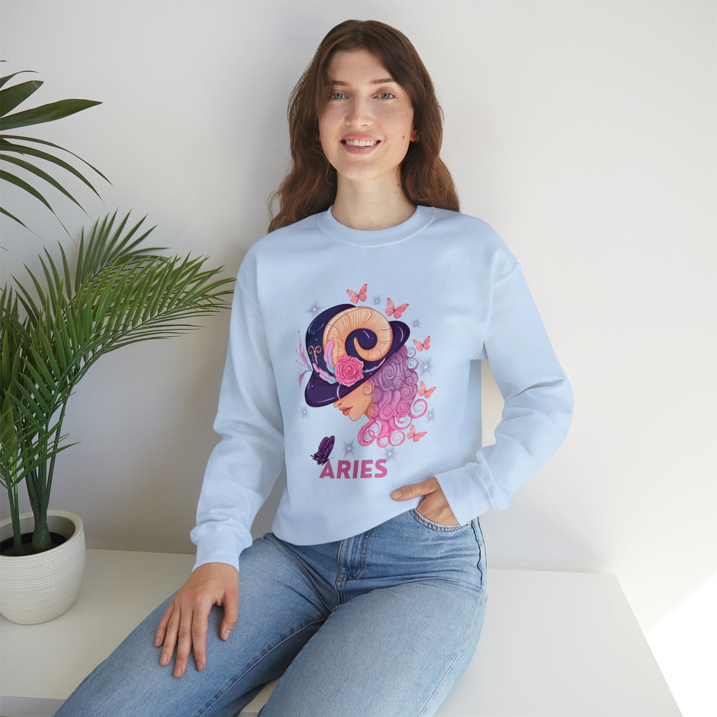 🦋 Aries 🦋 Zodiac Signs- Sweatshirts