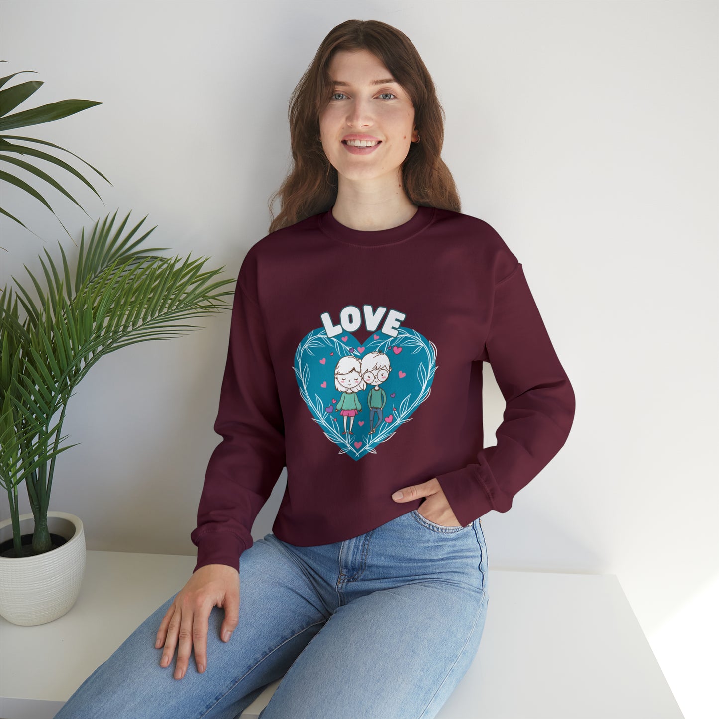 🦋 Love Heart 🦋 Sweatshirts