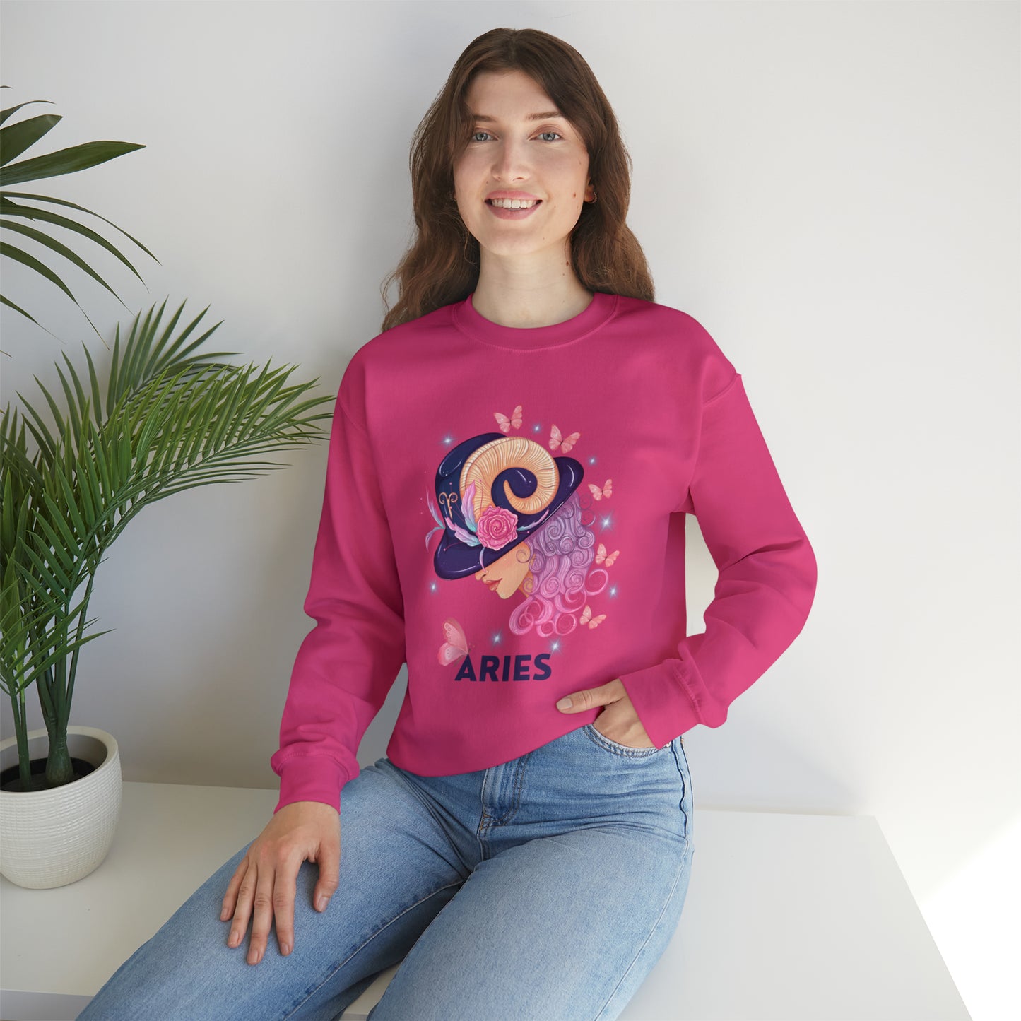🦋 Aries 🦋 Zodiac Signs- Sweatshirts